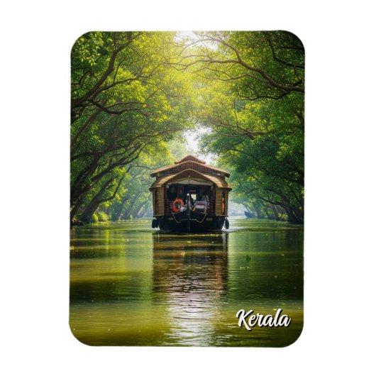 Kerala Houseboat India Magneet (Verticaal)