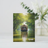 Kerala Huisboot India Briefkaart (Staand voorkant)