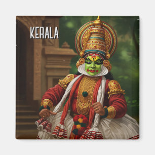 Kerala India Kathakali Performer Travel Magneet