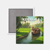 Kerala India Magneet (Voorkant / Achterkant)