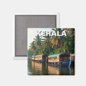 Kerala India Magneet (Voorkant / Achterkant)