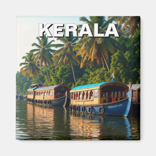 Kerala India Magneet (Voorkant)