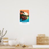 Kerala India Reisprint Poster (Keuken)