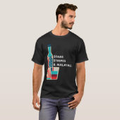 Kerala Malayali Grappige Wijn Vierde van Juli vier T-shirt (Voorkant volledig)