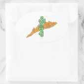 Kerala Ovale Sticker (Tas)