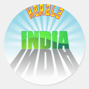 Kerala Ronde Sticker