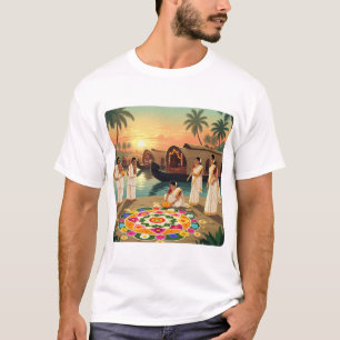 Keralam Nostalgia Onam Herinneringen T-shirt