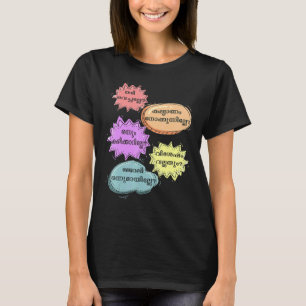 Keralite Malayali sarcastische nieuwsgierige tante T-shirt