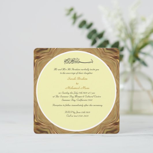 Keram en goud kaart (Staand voorkant)