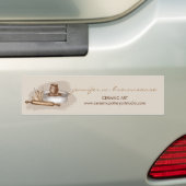 Keramiek Atelier Online Bumpersticker (Op auto)