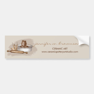 Keramiek Atelier Online Bumpersticker