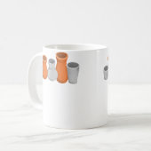 Keramiek Kunst Koffiemok (Voorkant links)