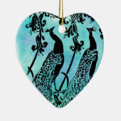 Keramiek ornament Pauw (Rechts)