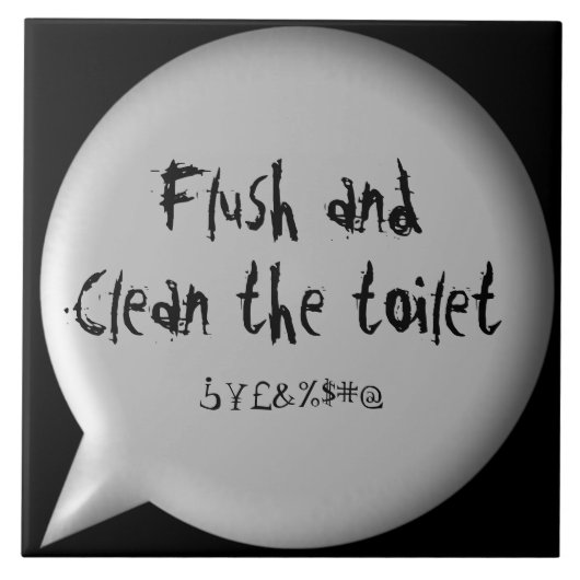 Keramiek voor f&c-badkamer tegeltje (Voorkant)