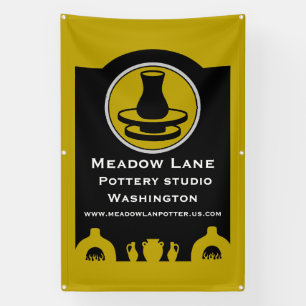 Keramiekstudio Potter Zakelijke Promotie Spandoek
