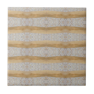 Keramiektegel Beige Kleine Kleuren Abstract Tegeltje