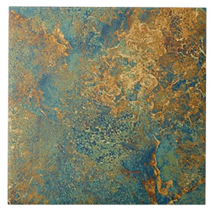 Keramiektegel - Gestructureerd Roestkleurig Tegeltje