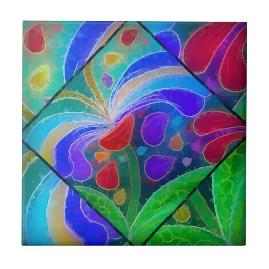 Keramisch accentuel tegeltje (Voorkant)