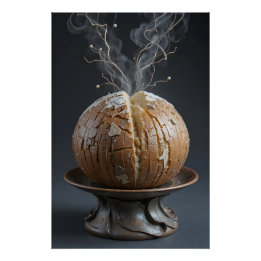 keramisch ambachtelijk brood perfect poster