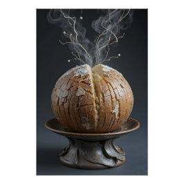 keramisch ambachtelijk brood perfect poster