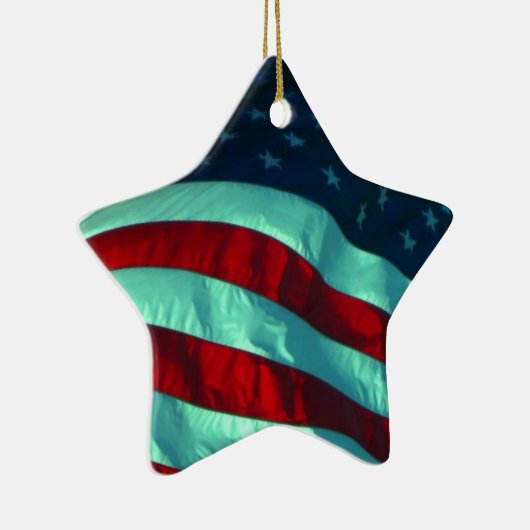 Keramisch-Amerikaans Ornament met de Vlag Ster (Rechts)