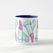 Keramisch bekertje - Lipstick Multi-Color Mok (Midden)