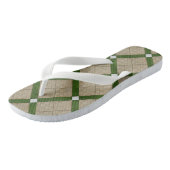 Keramisch beton Diagonale Tegels Mediterraan Teenslippers (Schuin)