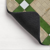 Keramisch betonnen tegels Diagonaal groen Muismat (Hoek)