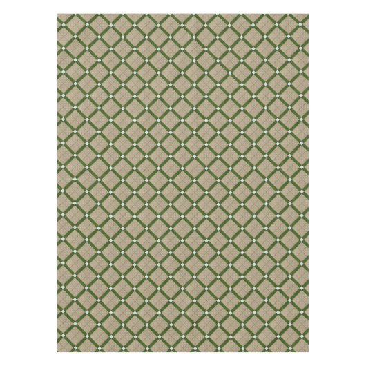 Keramisch betonnen tegels mediterraan patroon tafelkleed (Voorkant)