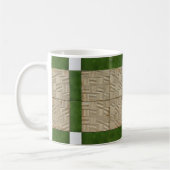 Keramisch betonstaal Groen grijs Koffiemok (Links)