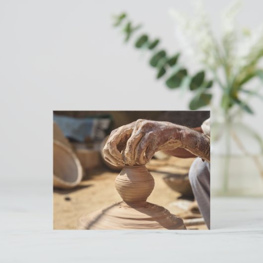 Keramisch Briefkaart (Staand voorkant)