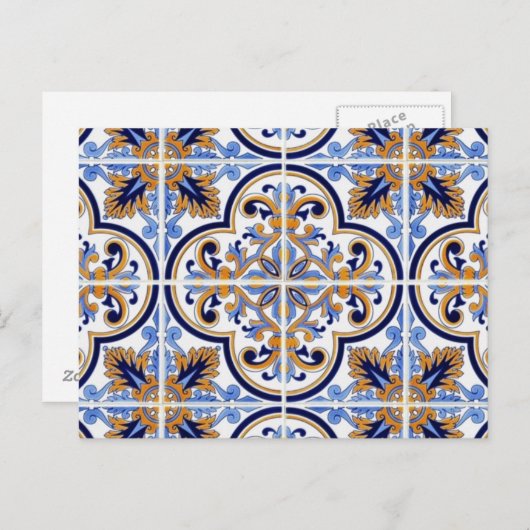 Keramisch Briefkaart (Voorkant / Achterkant)