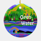 Keramisch decoratief materiaal voor vrede en open  ornament (Achterkant)