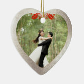 Keramisch hart Faux Silver+Gold Ornament (Rechts)