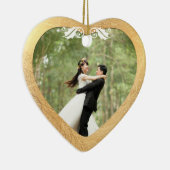 Keramisch Hart Nep Rose Goud+Goud Ornament (Rechts)