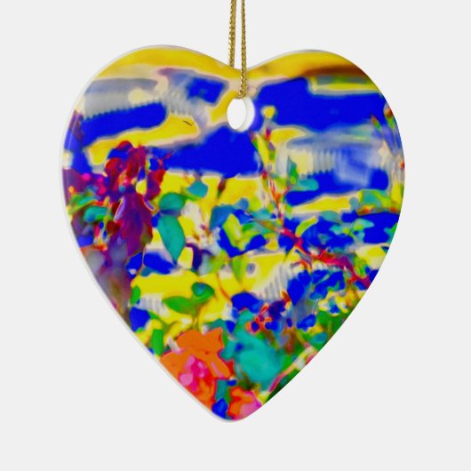 Keramisch hart ornament (Rechts)