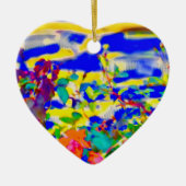 Keramisch hart ornament (Voorkant)