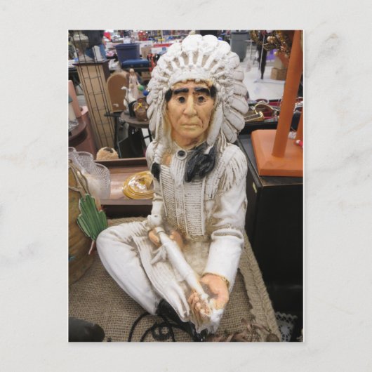 Keramisch Indiaans Briefkaart (Voorkant)