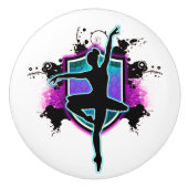 Keramisch kabinet Knob-Ballerina Keramische Knop (Voorkant)