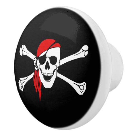 Keramisch kabinet Knob-Pirate Keramische Knop (Rechts)