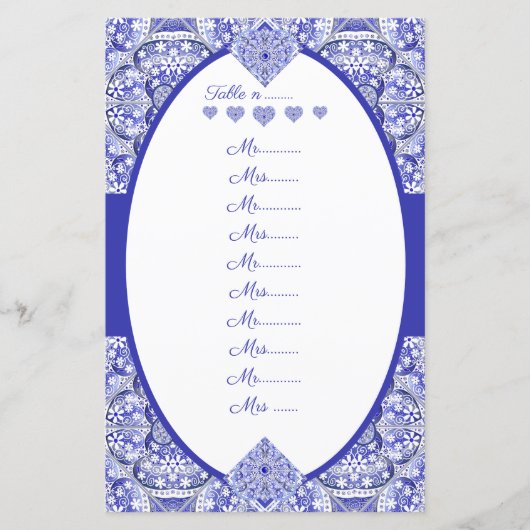 Keramisch Kant blauw van Griekenland (Voorkant)