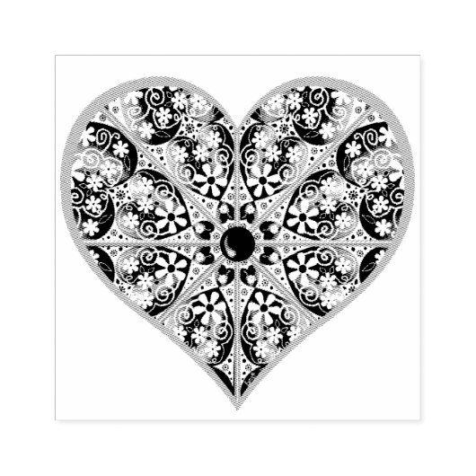 Keramisch kant blauw van Griekenland & sneeuwvlok Rubberstempel (Afrduk)