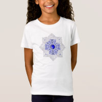 Keramisch kant blauw van Griekenland & sneeuwvlok