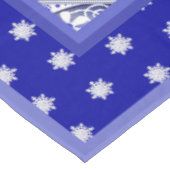 Keramisch kant blauw van Griekenland & sneeuwvlok Tafelkleed (Gekanteld)