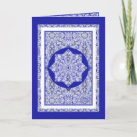 Keramisch Kant Blauw van Griekenland verjaardag