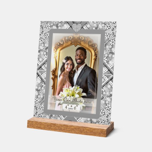 Keramisch kant grijs acryl bord (Hoek)