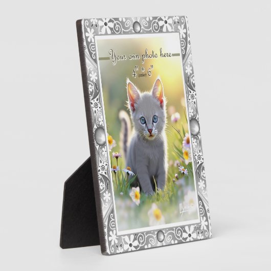 Keramisch kant grijs fotoplaat (Zijkant)