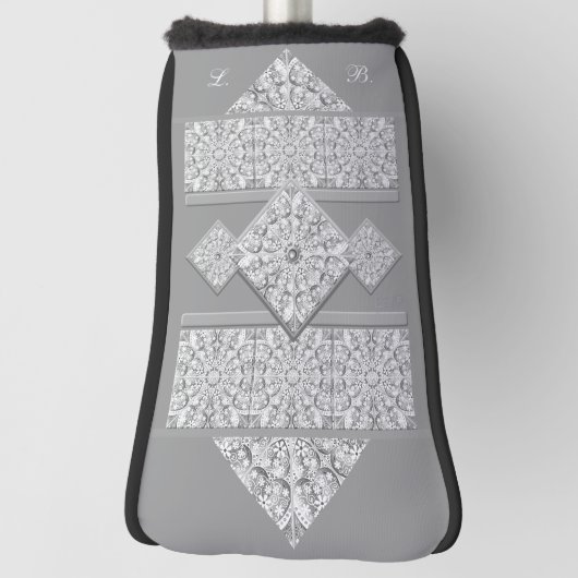 Keramisch kant grijs golfheadcover (Draai 90)