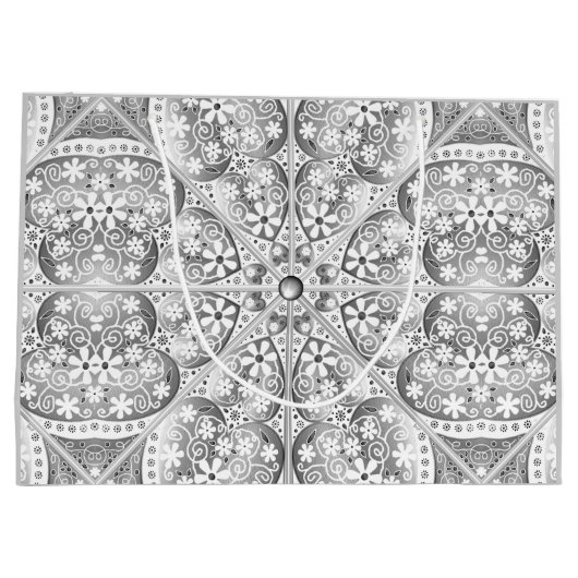 Keramisch kant grijs groot cadeauzakje (Achterkant)