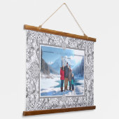 Keramisch kant grijs hangend wandkleed (Gebogen)